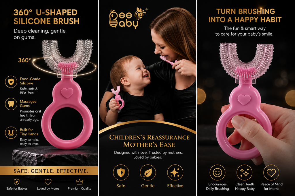 U Shaped ToothBrush For Kids